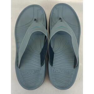 Hoka One One Ora Recovery Flip Flop Men's Size 11 Casual Comfort Slide Ligt Blue